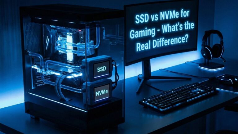 SSD vs NVMe comparison for gaming performance